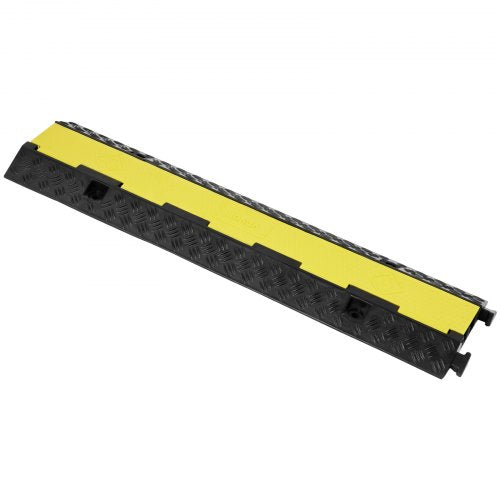 Durable Rubber Cable Ramp Dual Channel Design High Lbs Load Capacity Hose And Wire Protection With  9