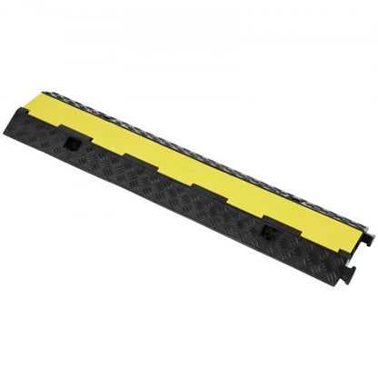 Durable Rubber Cable Ramp Dual Channel Design High Lbs Load Capacity Hose And Wire Protection With  9