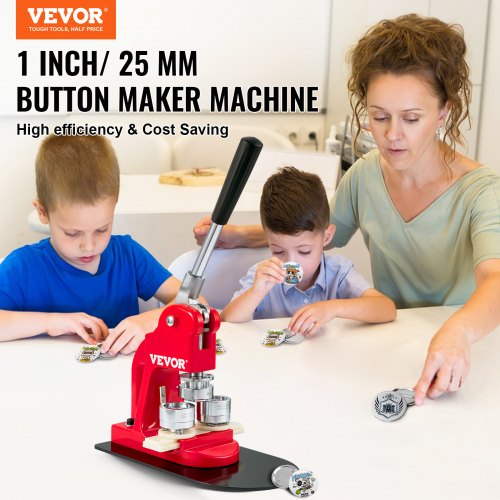 Button Maker Machine Badge Pin Press Kit With Button Parts Circle Cutter DIY Gift Supplies 1