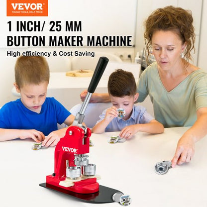 Button Maker Machine Badge Pin Press Kit With Button Parts Circle Cutter DIY Gift Supplies 1