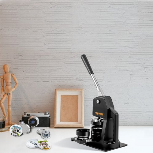 Button Maker Machine With Badge Punch Press Kit Button Parts Circle Cutter And DIY Magic Book 4