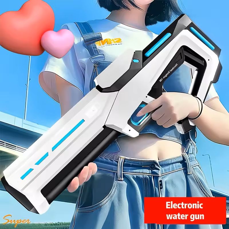 Electric Water Gun Automatic Squirt Blaster Outdoor Toy