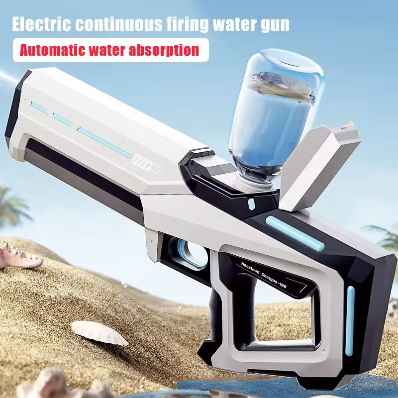 Electric Water Gun Automatic Squirt Blaster Outdoor Toy 3