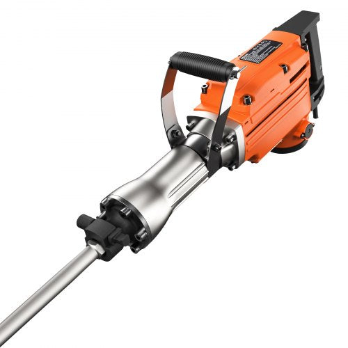 Heavy Duty Demolition Jack Hammer Electric Concrete Breaker With BPM Chisel Bits 9