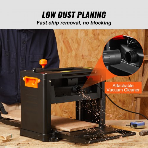 Benchtop Planer Dual Speed ThreeBlade Amp Motor With Extended Input Table 2