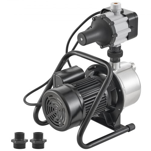Portable Stainless Steel Jet Pump Shallow Well Pump GPH Head With Automatic Controller For Lawn Irr 7