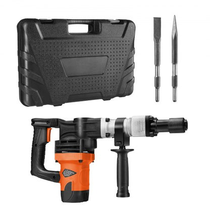 Electric Hammer Demolition Jack Hammer Concrete Breaker With Chisel Bit Industrial Power Tool 9