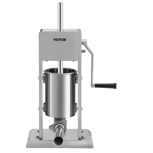 Two Speed Stainless Steel Vertical Sausage Stuffer Manual Sausage Maker With Stuffing Tubes And Sec 9