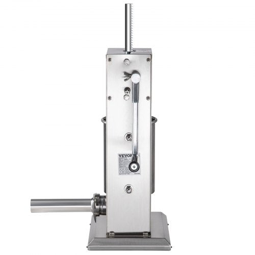 Two Speed Stainless Steel Vertical Sausage Stuffer Manual Sausage Maker With Stuffing Tubes And Sec 8