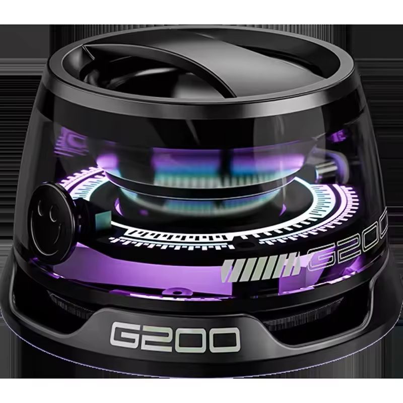 Magnetic Bluetooth Speaker Portable Mini Travel Stereo Light