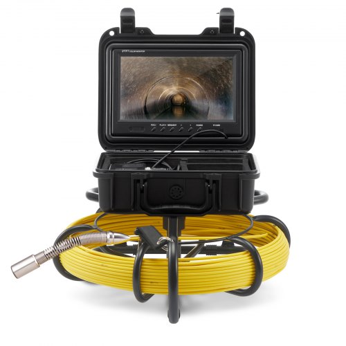 Sewer Camera Semi Rigid Cable Waterproof Inspection Camera With DVR And SD Card 7