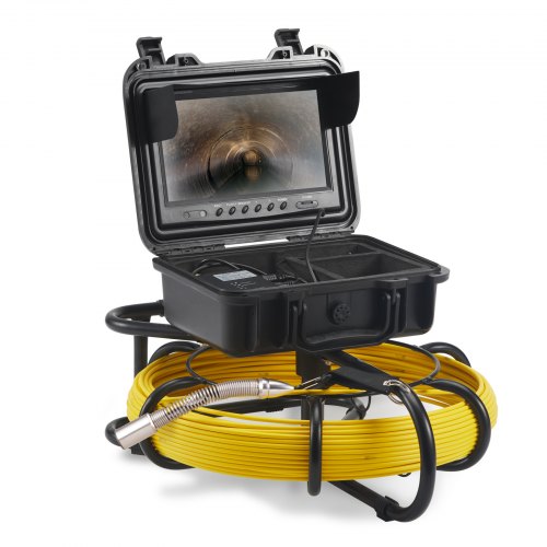 Sewer Camera Semi Rigid Cable Waterproof Inspection Camera With DVR And SD Card 9