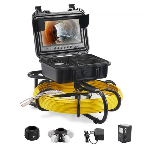 Sewer Camera with DVR Function, Inspection Camera, Waterproof Camera, Adjustable LEDs, SD Card