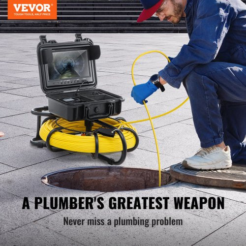 Sewer Camera With DVR Function Waterproof SD Card For Pipeline Inspection Home Sewer Line Duct Drai 1