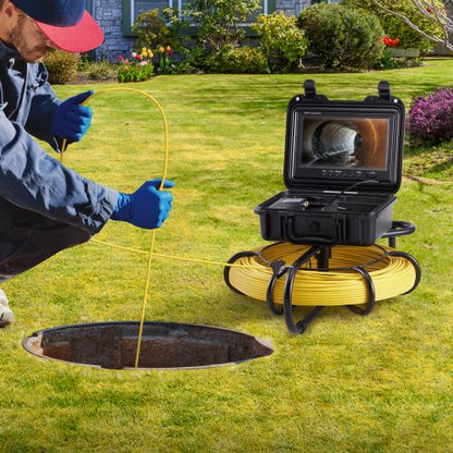 Sewer Camera With DVR Function Waterproof SD Card For Pipeline Inspection Home Sewer Line Duct Drai 5