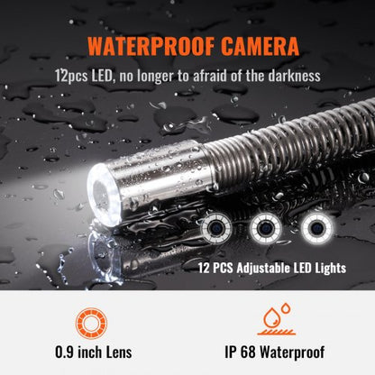 Sewer Camera With Locator Pipeline Inspection Camera With DVR Function Camera With Adjustable LEDs  4