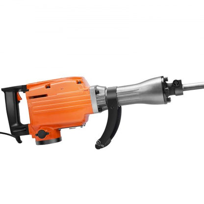Electric Demolition Jack Hammer Concrete Breaker Heavy Duty With Chisels And Case BPM 9