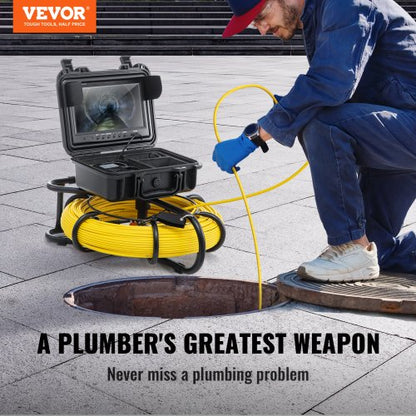 Sewer Camera With DVR Function Waterproof Camera For Pipeline Inspection With GB SD Card Adjustable 2