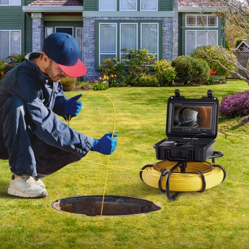 Sewer Camera With DVR Function Waterproof Camera For Pipeline Inspection With GB SD Card Adjustable 5