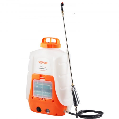 Battery Powered Backpack Sprayer PSI Adjustable Pressure Nozzles Battery 8