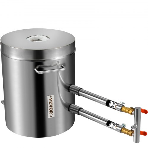 Stainless Steel Smelting Furnace Kit Capacity Foundry With Double Burners For Gold Copper Silver Ca 7