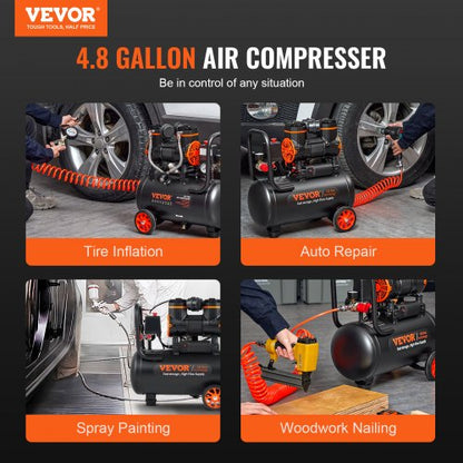 Ultra Quiet Oil Free Air Compressor CFM PSI 6