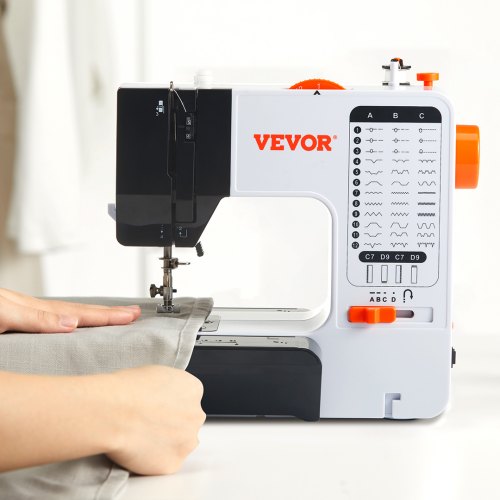 Sewing Machine With Stitches Reverse Sewing Extension Table Foot Pedal Portable Dual Speed Machine  4