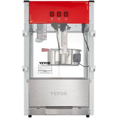 Popcorn Popper Machine Countertop Popcorn Maker Tempered Glass Popcorn Maker With Stainless Steel S 8