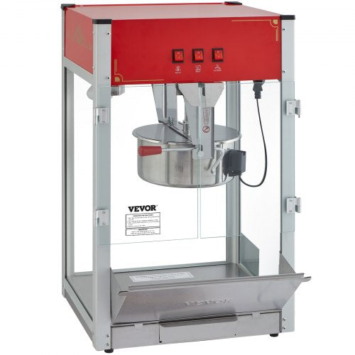 Popcorn Popper Machine Countertop Popcorn Maker Tempered Glass Popcorn Maker With Stainless Steel S 9