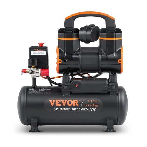 Oil Free Compressor Tank Air Compressor Max PSI For Woodwork Nailing Auto Repair 8