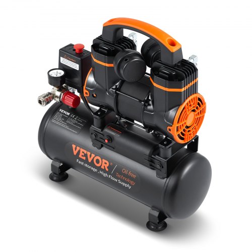 Oil Free Compressor Tank Air Compressor Max PSI For Woodwork Nailing Auto Repair 9