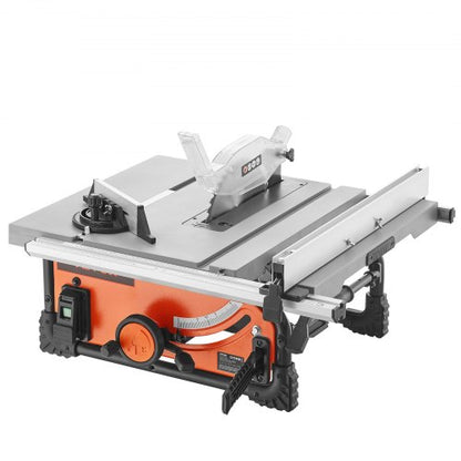 Portable Compact Tablesaw With Sliding Miter Gauge Max Rip Capacity Table Saw For Jobsite High Cutt 7
