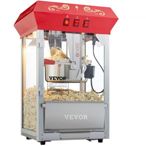 Countertop Popcorn Maker Popcorn Popper Machine High Capacity High Yield Popcorn Machine 7