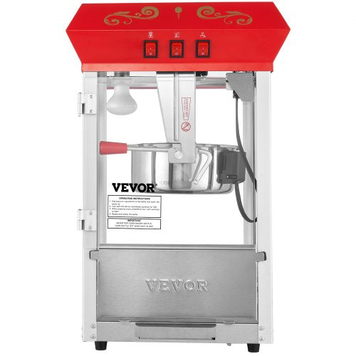 Countertop Popcorn Maker Popcorn Popper Machine High Capacity High Yield Popcorn Machine 9