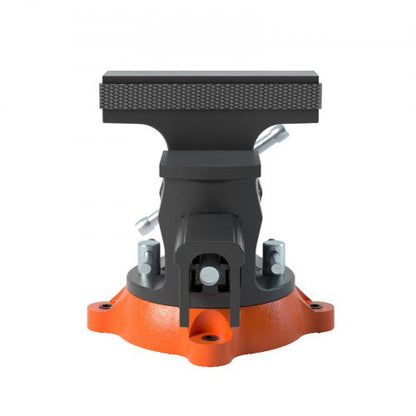 Swivel Locking Base Bench Vise Ductile Iron Two Way Jaw Heavy Duty Vice For Metalworking And Repair 9
