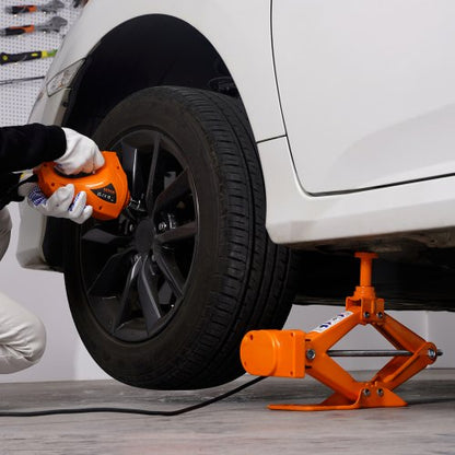 Portable Hih Lbs Scissor Jack With Electric Impact Wrench Electric Car Jack With Remote Control And 5