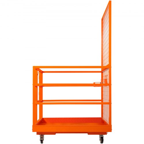High Load Capacity Forklift Work Platform Forklift Safety Cage With Safety Harness Lock Dual Nonsli 9