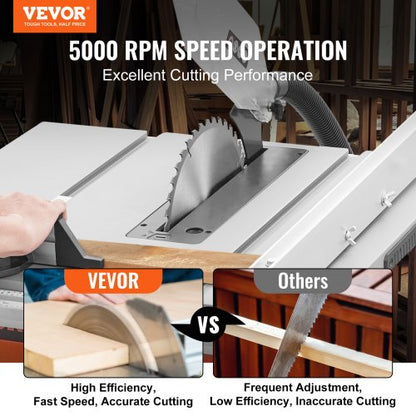 Table Saw With Stand Speed To High RPM Compact Portable Jobsite Saw Sliding Miter For Wood And Furn 1