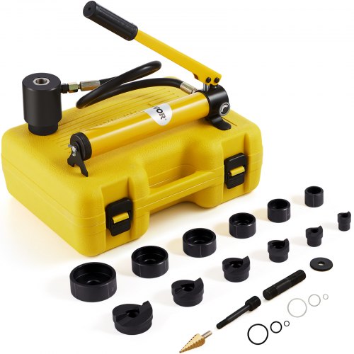 Conduit Hole Cutter Set, KO Tool Kits With Puncher, Metal Sheet Driver Tools, Hydraulic Knockout Punch Kit
