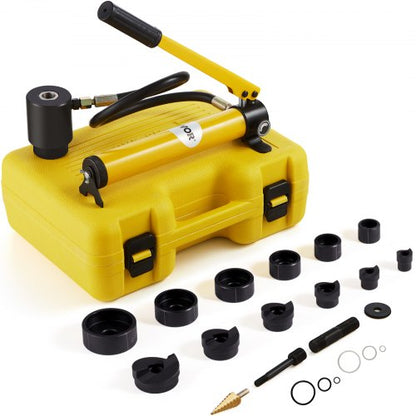 Conduit Hole Cutter Set, KO Tool Kits With Puncher, Metal Sheet Driver Tools, Hydraulic Knockout Punch Kit