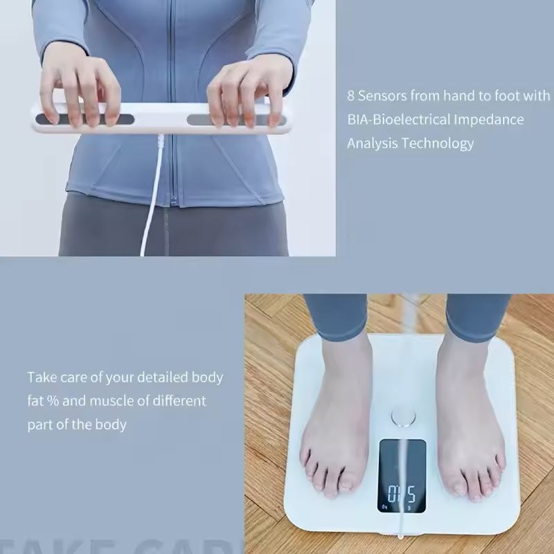 Smart Bioimpedance Body Fat Scale Digital Weight Analyzer