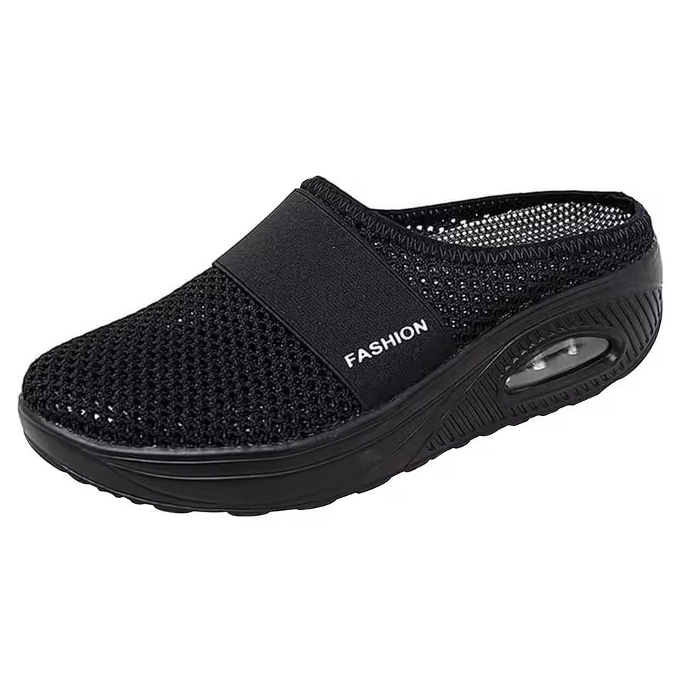 Womens Breathable Slip On Walking Sandals With Arch Support 3