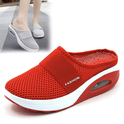 Womens Breathable Slip On Walking Sandals With Arch Support 11