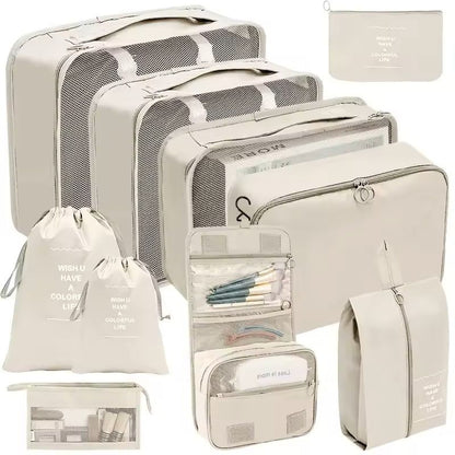Travel Organizer Packing Cubes Set for Luggage and Clothes