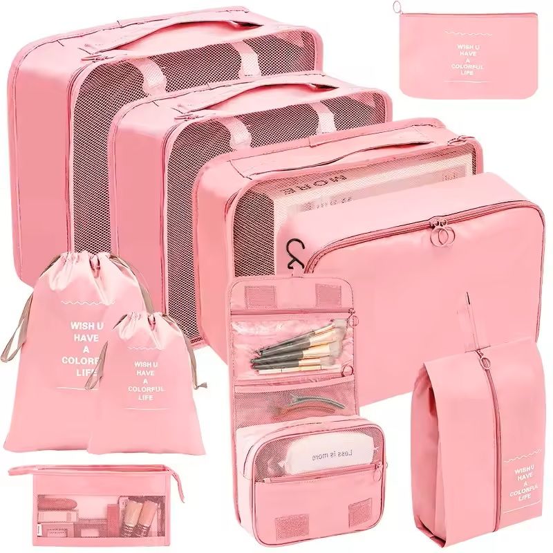 Travel Organizer Packing Cubes Set For Luggage And Clothes 2