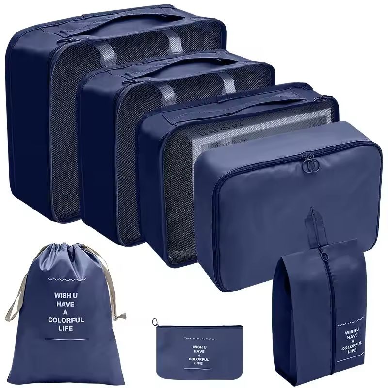 Travel Organizer Packing Cubes Set For Luggage And Clothes 9