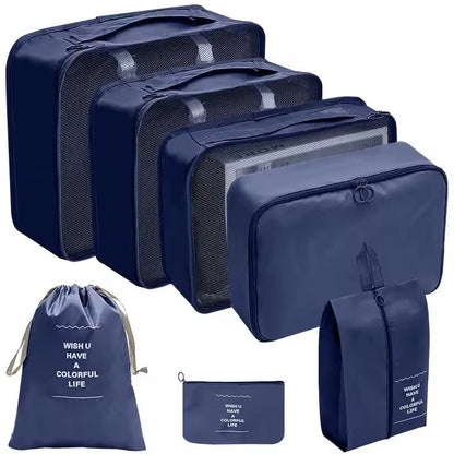 Travel Organizer Packing Cubes Set For Luggage And Clothes 9