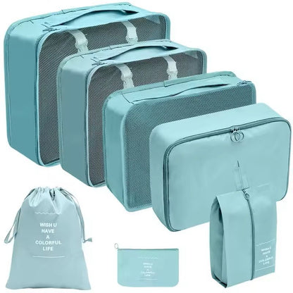 Travel Organizer Packing Cubes Set For Luggage And Clothes 10