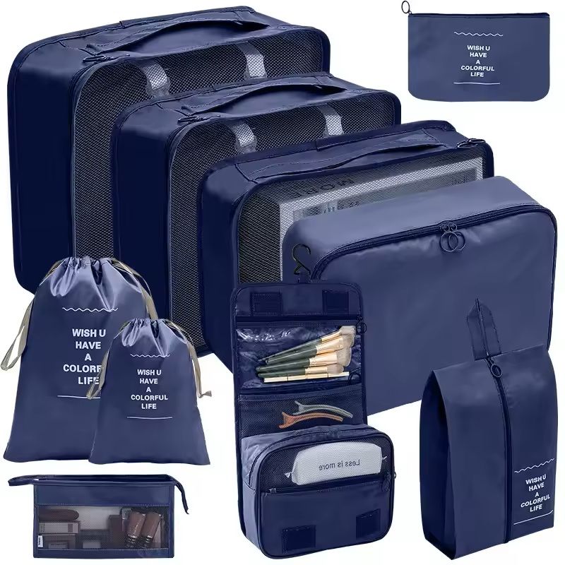 Travel Organizer Packing Cubes Set For Luggage And Clothes 11