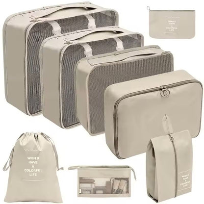 Travel Organizer Packing Cubes Set For Luggage And Clothes 12